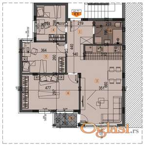 Troiposoban stan u izgradnji - Adice (sa PDV-om)
